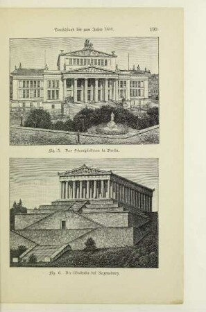 Fig. 5. Das Schauspielhaus in Berlin Fig. 6. Die Walhalla bei Regensburg