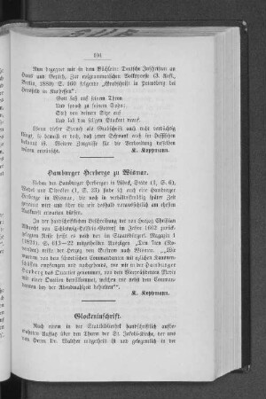 Hamburger Herberge zu Wismar.