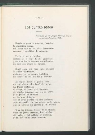 Los Cuatro besos