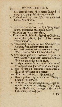 Caput XVII.