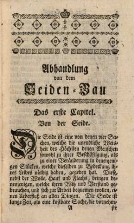 Gründliche Anweisung zum Seidenbau ...
