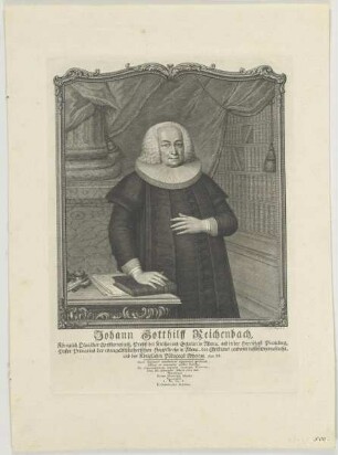Bildnis des Johann Gotthilff Reichenbach