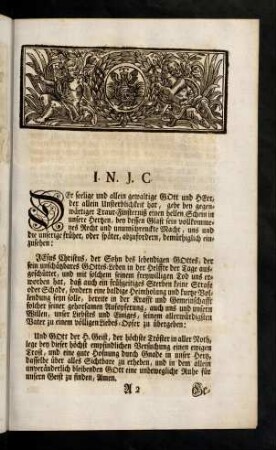 3-31, Traur- und Gedächtniß-Sermon. Lebens-Lauff. Epicedia.