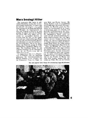 Marx besiegt Hitler