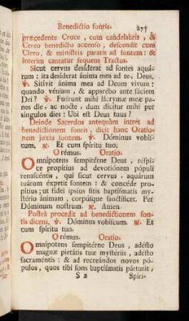 275-281, Sabbato sancto. Benedictio fontis