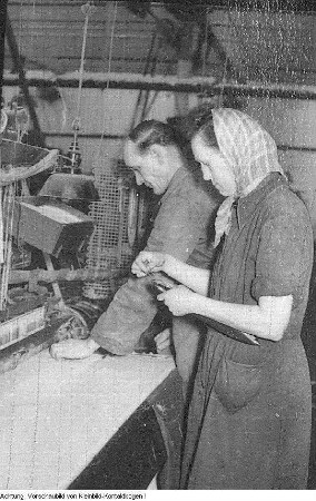 Neugersdorf. VEB Buntweberei und Färberei Neugersdorf, Februar 1953