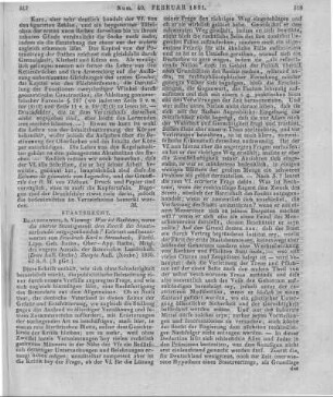 Strombeck, F. K.: Was ist Rechtens, wenn die oberste Staatsgewalt dem Zwecke des Staatsverbandes entgegenhandelt? 2. Aufl. Braunschweig: Vieweg 1830