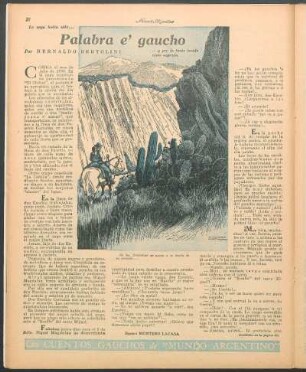 Palabra e' gaucho : Los cuentos gauchos de "Mundo Argentino"