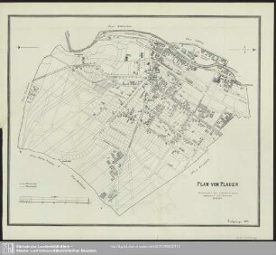 Karte : Plan von Plauen
