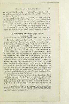 21. Niedergang der Karolingischen Macht