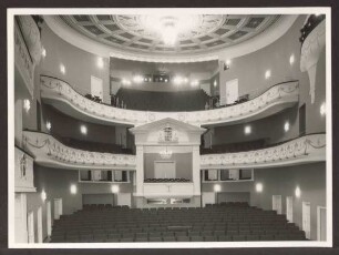 Landestheater, Innenaufnahme. Detmold. Rosental