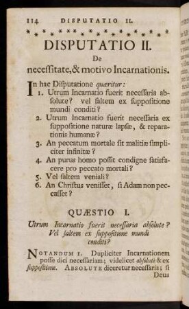 114-139, Quaestio 1. - Quaestio 2.