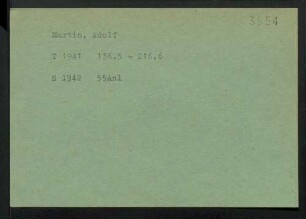 Martin, Adolf