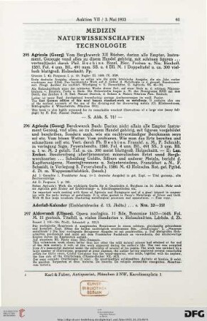 Medizin, Naturwissenschaften, Technologie (Nr. 295-347)