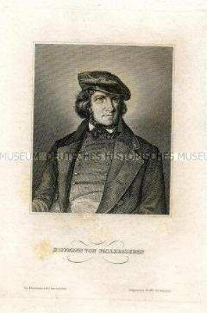 Porträt des August Heinrich Hoffmann von Fallersleben