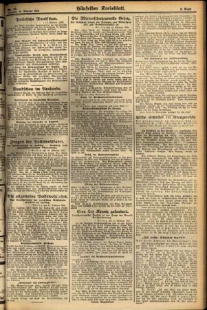 Zweite Ausgabe vom Dienstag, den 14. Februar 1928.