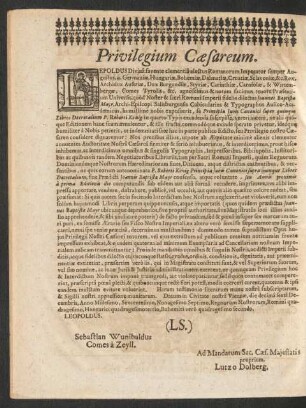 Privilegium Caesareum