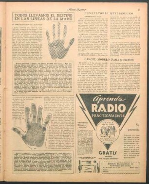Todos llevamos el destino en las líneas de la mano