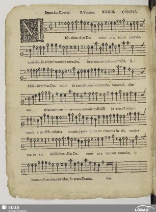 XXXIII. Misericordias Domini