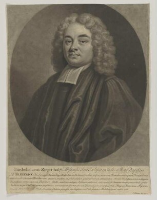 Bildnis des Bartholomaeus Ziegenbalg