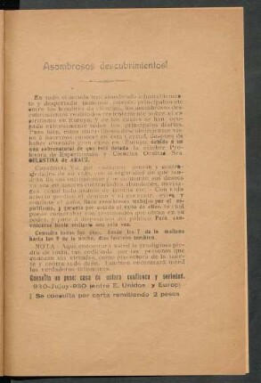 Asombrosos descubrimientos!