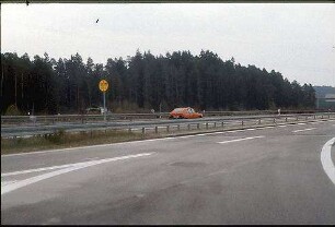 Ausfahrt aus Kreisel (Rottweil Richtung Singen)