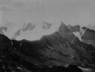 Der Braure-Gletscher des Huayna Potosí