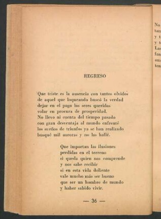 Regreso