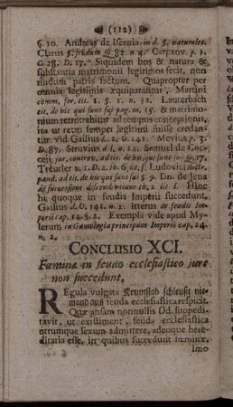 Conclusio XCI. - Conclusio CXX.