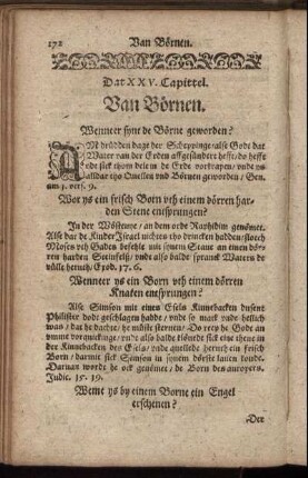 Dat XXV. Capittel. Van Börnen.