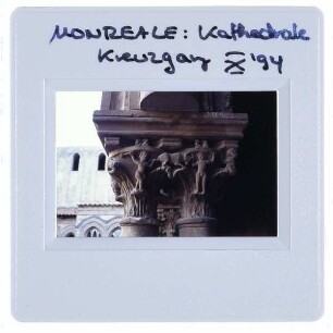 Monreale, Kathedrale : Detailansicht Kapitelle Kreuzgang