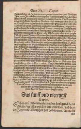 Das fünff und viertzigst Capitel.