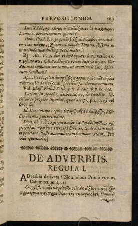 269-277, Regula I. - Regula VIII.