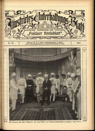 Ausgabe vom Sonntag, den 15. Oktober 1911.