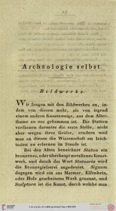 Archäologie selbst