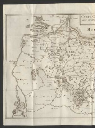 Carte Generale Des Villes Et Des Bailliages De La Prusse ...