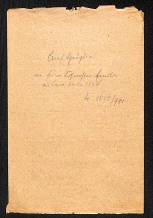 Handschriftlicher Brief von Heuglin
