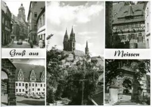 Meißen. verschiedene Stadtansichten