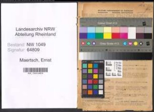 Entnazifizierung Ernst Maertsch , geb. 30.09.1891 (Lehrer)