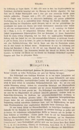 237-240 Miszellen