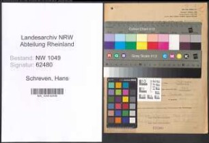 Entnazifizierung Hans Schreven , geb. 02.12.1904 (Kaufmann)