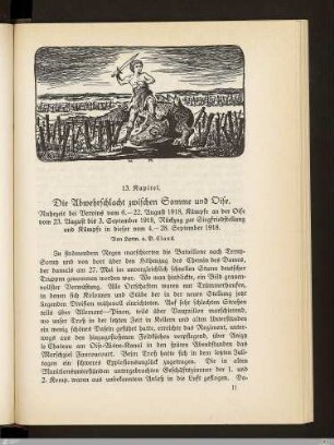 13. Die Abwehrschlacht zwischen Somme und Oise. Ruhezeit bei Vervins, Kämpfe an der Oise, Rückzug zur Siegfriedstellung und Kämpfe in dieser