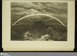 Caspar David Friedrich - Landschaft mit Regenbogen