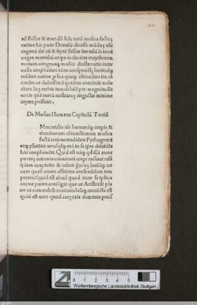 Liber II / Cap. III