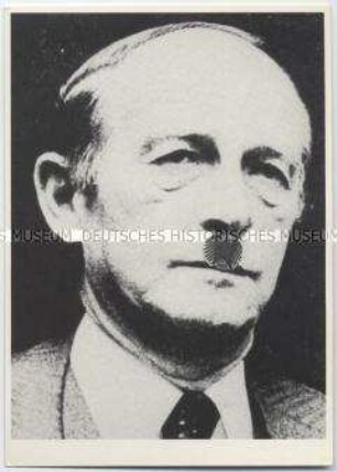 Hans Filbinger mit Hitlerbart