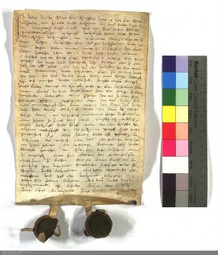 Veltin Arnold, Bürger zu Kirchhain, verkauft dem Nicolaus Schmidt zu Grosz-Seelheim einen Morgen Land im Lutzelnfeld vor Grosz-Seelheim.