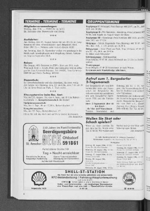 Wollen Sie Skat oder Schach spielen?