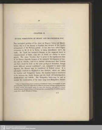 Chapter II. Eocene Formations Of Selsey And Bracklesham Bay