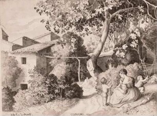 In der Vigna des Arciprete in Olévano
