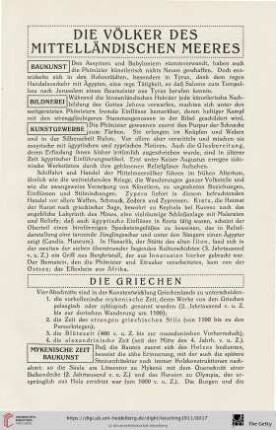 Die Völker des Mittelländischen Meeres